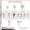 Service Caster 5 Inch Nylon Wheel Swivel 3/8 Inch Threaded Stem Caster Set SCC-TS20S514-NYS-381615-4 - alternate 2